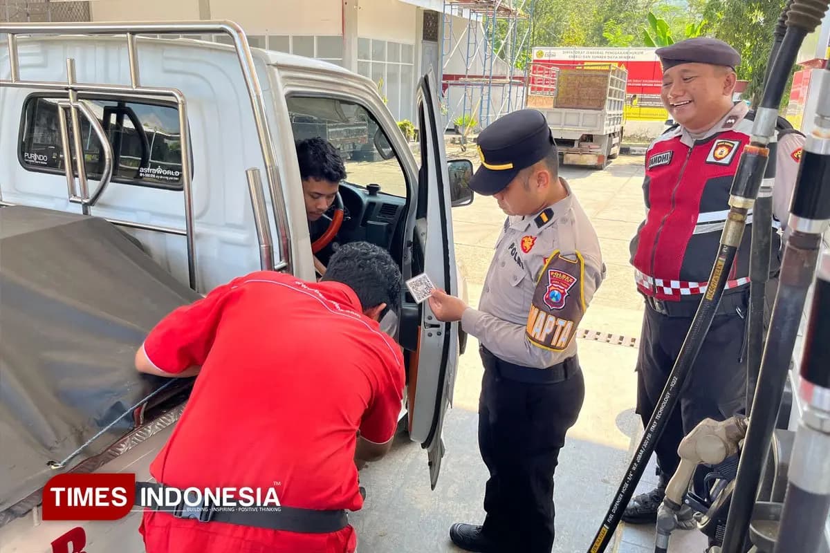 Stok BBM Masih Aman, Polres Pacitan Minta Warga Tak 'Panic Buying'