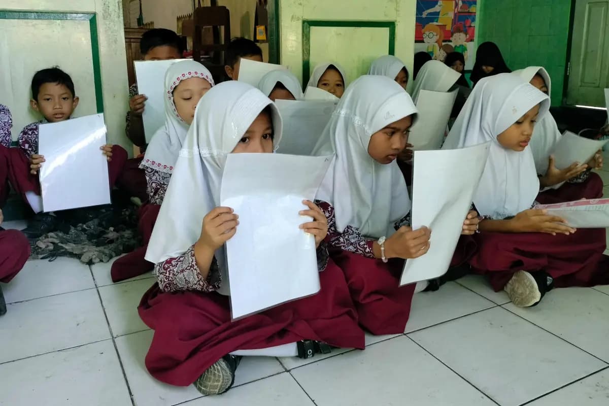 GEMA SAHUR Jadi Cara SDN Nanggungan Pacitan Tanamkan Karakter Religius Siswa
